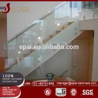 Round pipe wall mounted handrail stair balcony stainless steel railing design